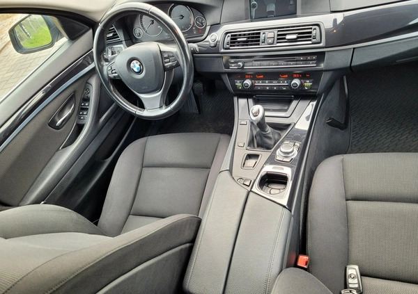 BMW Seria 5 cena 47600 przebieg: 163000, rok produkcji 2012 z Zakliczyn małe 254